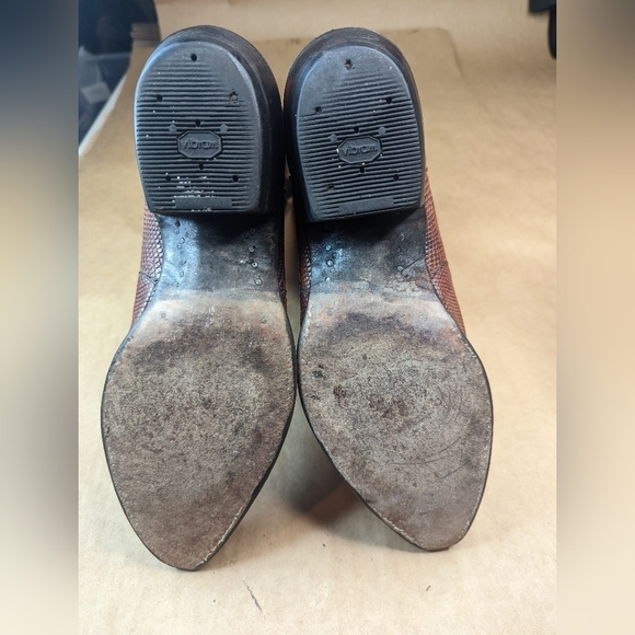 Panhandle Slim men's size 7.5D, women's sz 8.5Wide, Exotic Genuine Brown Teju Li - Picture 11 of 13